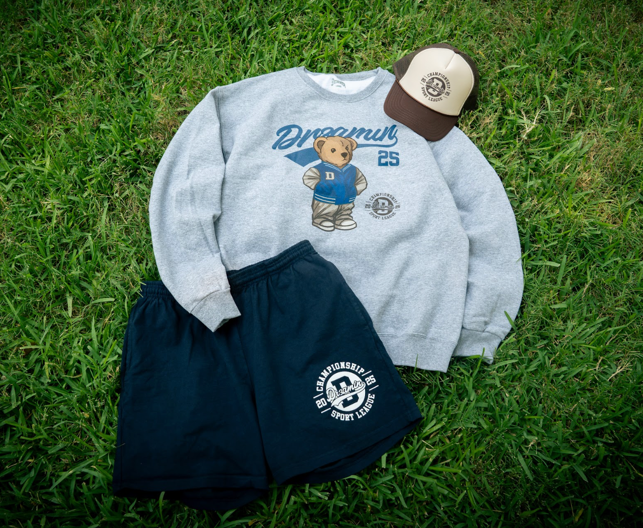 Navy Dr3amin Championship Shorts