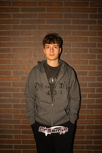 Tribal Heart Zip Up Hoodie