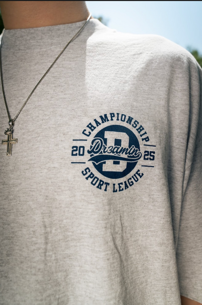 Grey Dr3amin Championship Tee
